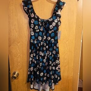 No Boundaries Black Floral Dress Size Small